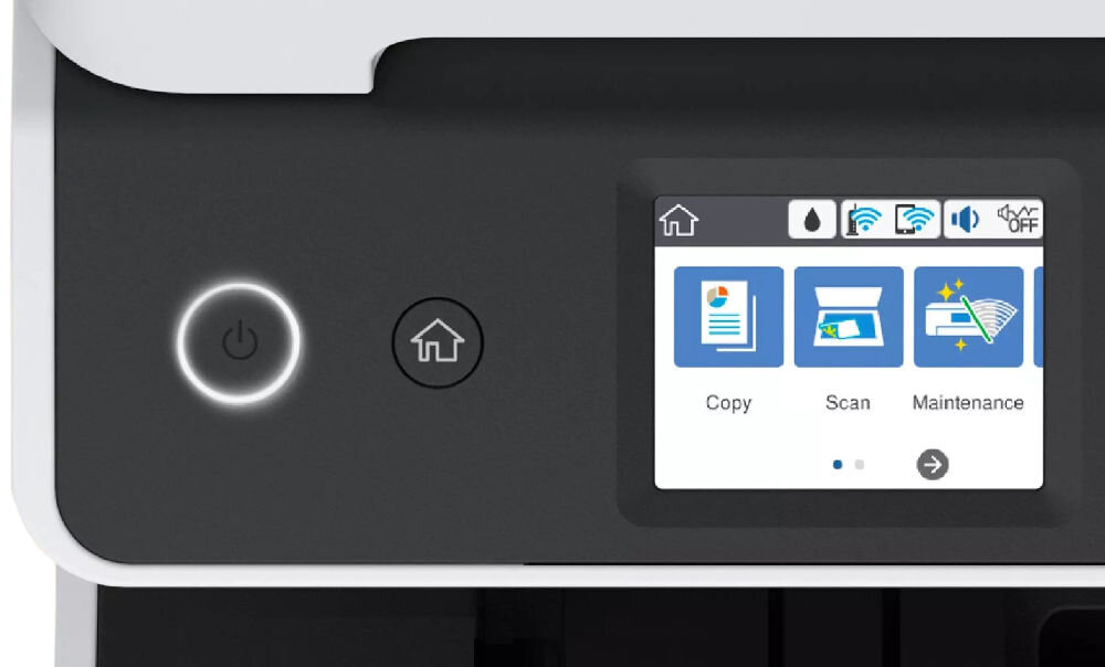Urządzenie wielofunkcyjne EPSON EcoTank L6460 Druk w kolorze, Automatyczny druk dwustronny, Wi-Fi zbliżenie na wyświetlacz urządzenia kolorowy wyświetlacz LCD 6,1 cm wygoda