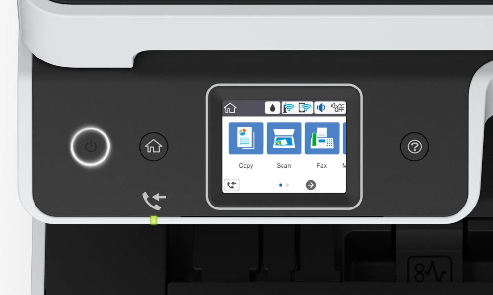 Urządzenie wielofunkcyjne EPSON EcoTank L6490 Druk w kolorze, Automatyczny druk dwustronny, Wi-Fi zbliżenie na wyświetlacz urządzenia kolorowy wyświetlacz LCD 6,1 cm wygoda