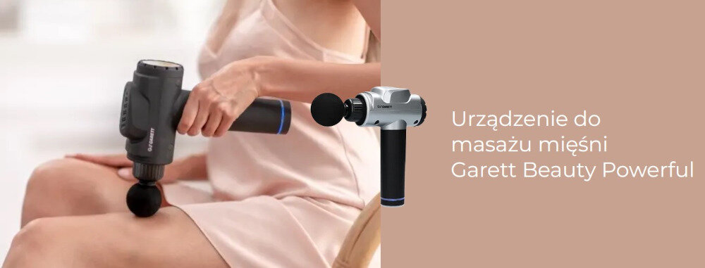 Masażer GARETT BEAUTY Powerful Srebrny 
