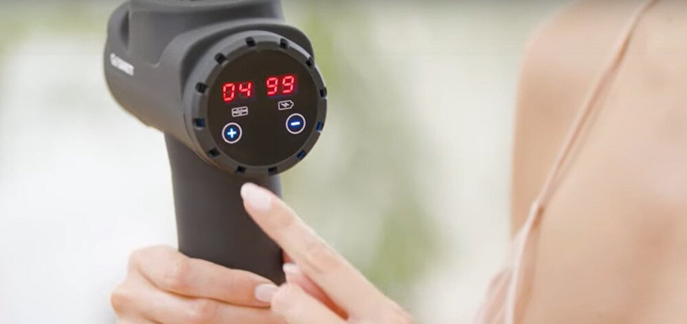 Masażer GARETT BEAUTY Powerful Srebrny wibracje 20 poziomów moc