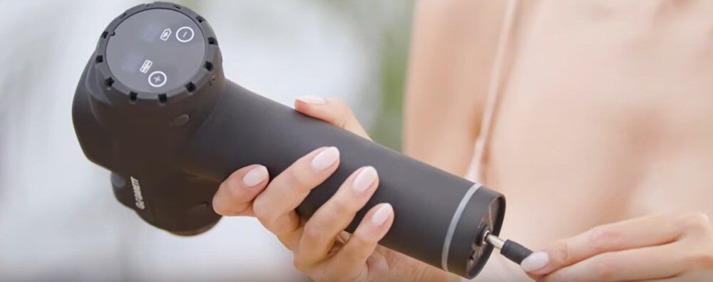 Masażer GARETT BEAUTY Powerful Srebrny czas pracy działanie