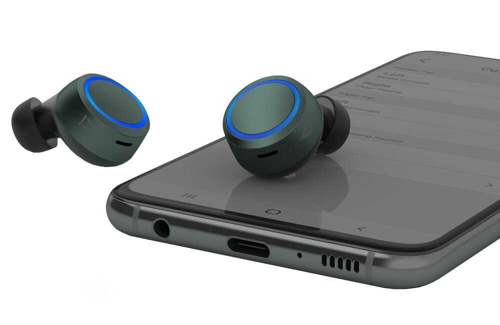 Słuchawki Outlier Air V3 tryb ambient aktywna redukcja szumów jakość dźwięku przetworniki pasmo przenoszenia aktywna redukcja szumów tryb ambient