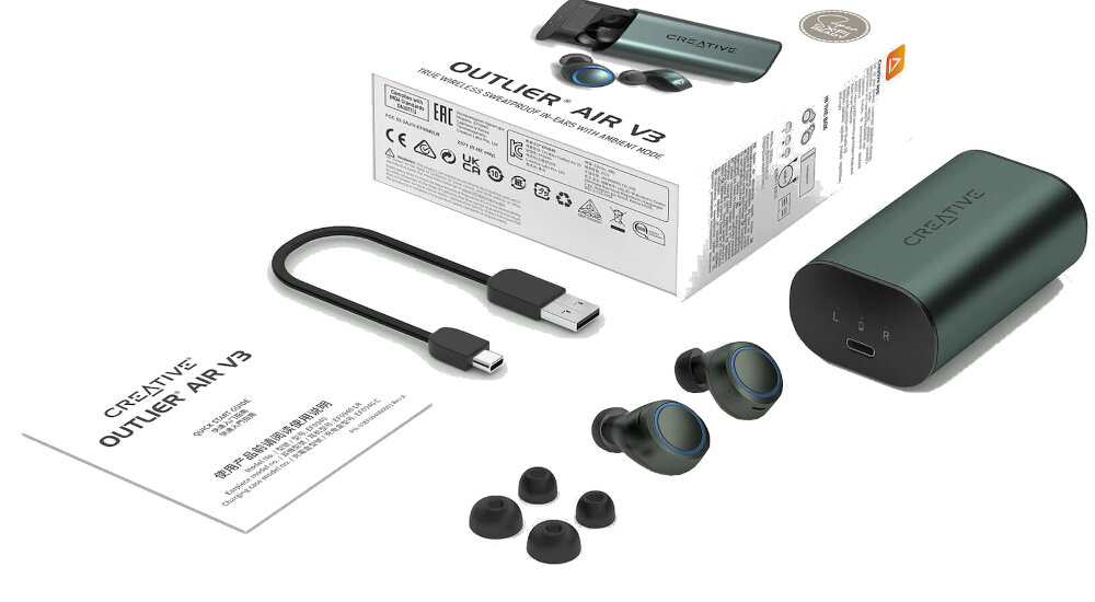 Słuchawki Outlier Air V3 zestaw