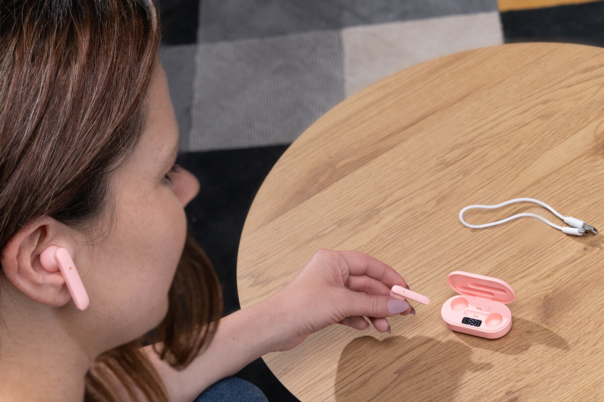 SLUCHAWKI BLUETOOTH XMUSIC TWS750P TWS DOKANALOWE