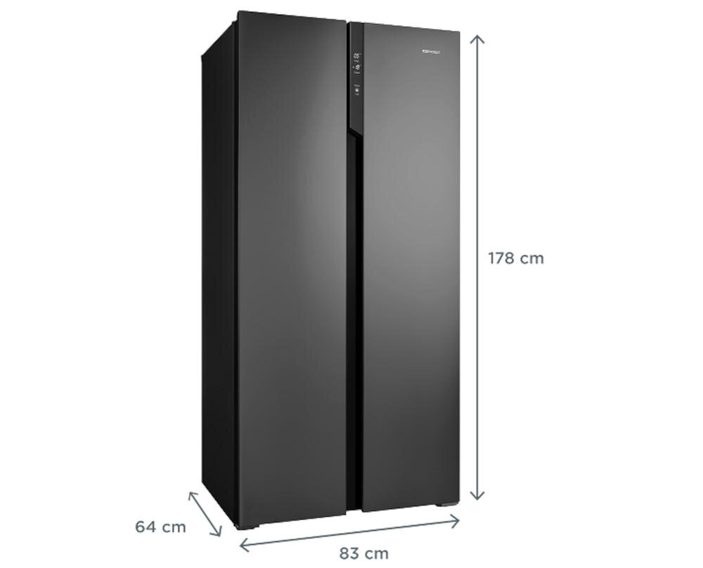 CONCEPT LA7383ds Side by Side lodóka side by side mała kuchnia szerokość wysokość głębokość miejsce przechowywanie