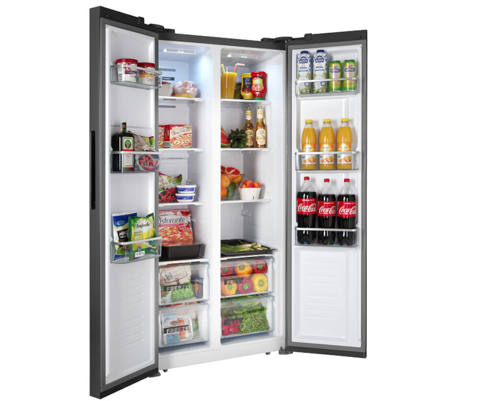 CONCEPT LA7383ds Side by Side lodówka dom przechowywanie żywność witaminy składniki odżywcze rodzinna side by side