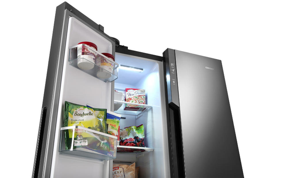 CONCEPT LA7383ds Side by Side kontrola jedzenie oświetlenie led energooszczędne delikatne żywność