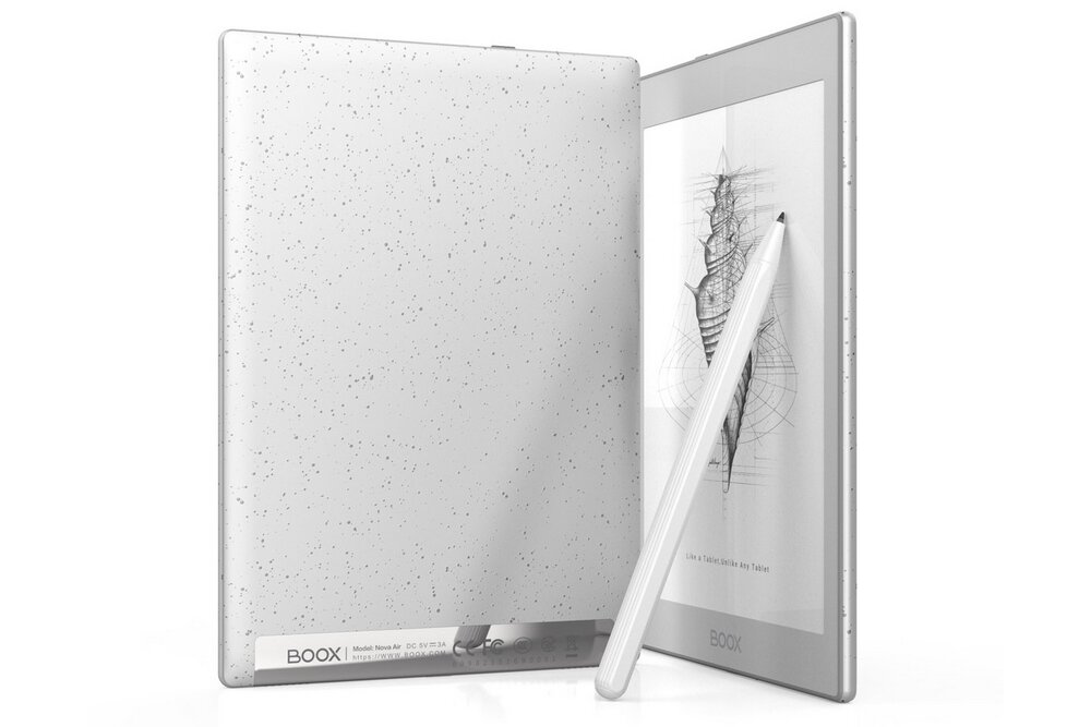 Czytnik E-Booków ONYX Boox Nova Air ekran bateria aparat procesor ram pamięć pojemność rozdzielczość zdjęcia filmy opis dane cechy blokady system łączność wifi bluetooth obudowa szkło odporność porty muzyka transfer sieć przekątna matryca waga czujniki