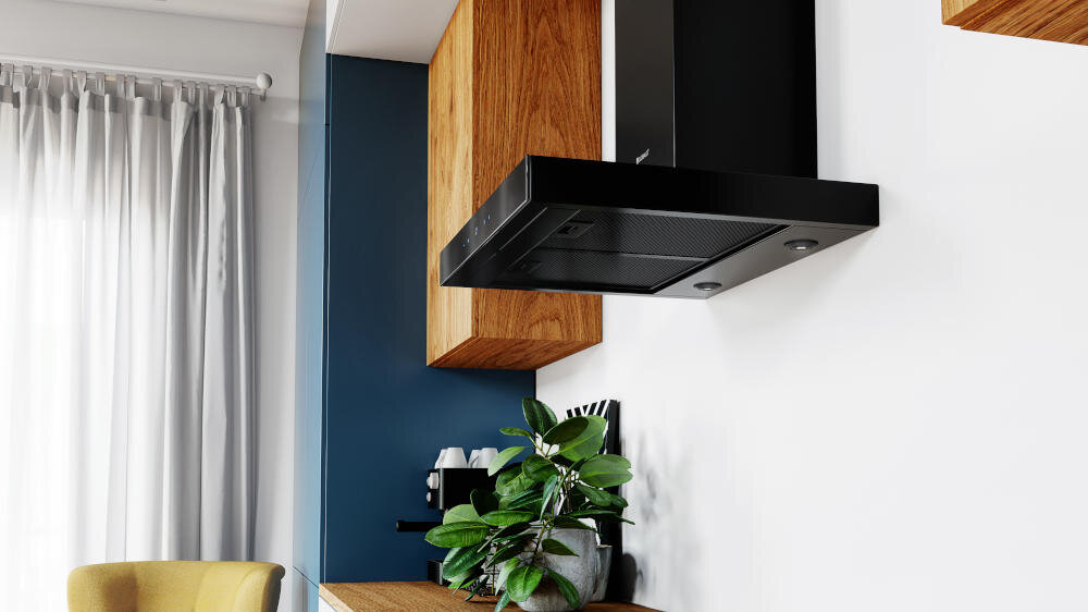 GLOBALO Verta 60.2 komin wentylacyjny okap tryb wyciąg pochłaniacz wydajność