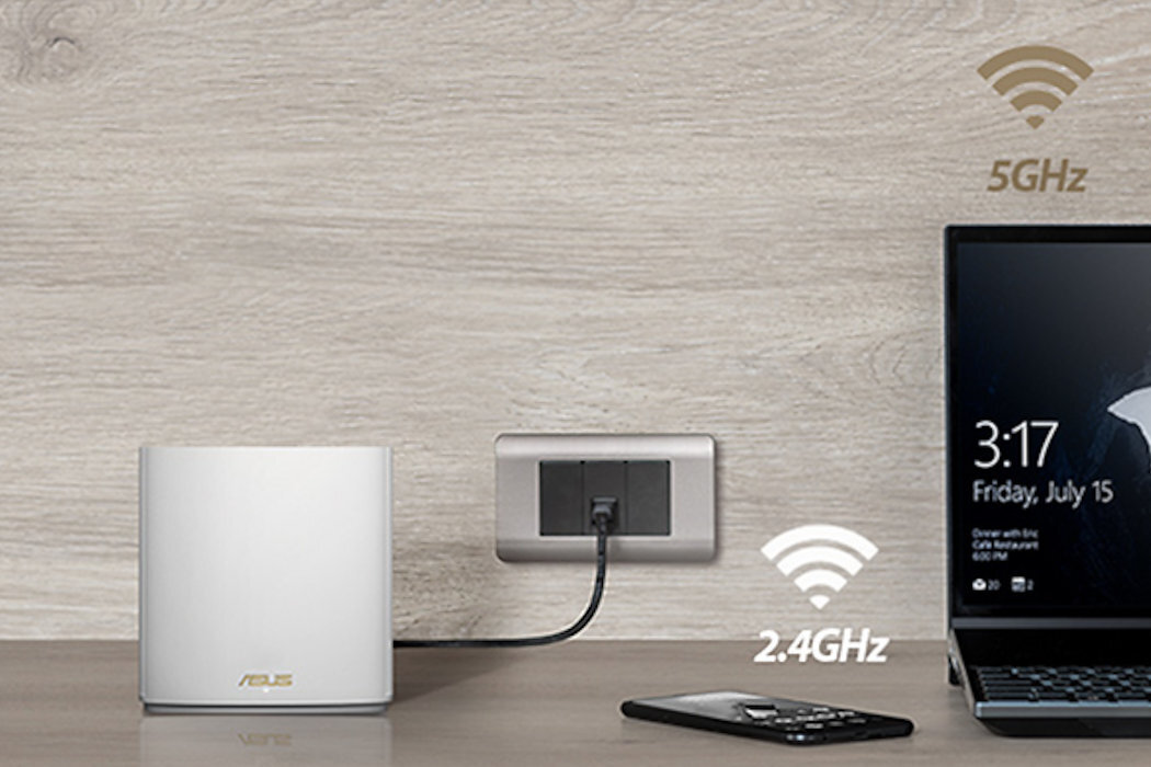 Router ASUS AX5400 połączenie typ