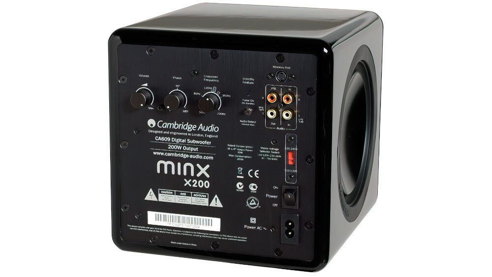 Subwoofer CAMBRIDGE AUDIO Minx 201 - wykonanie