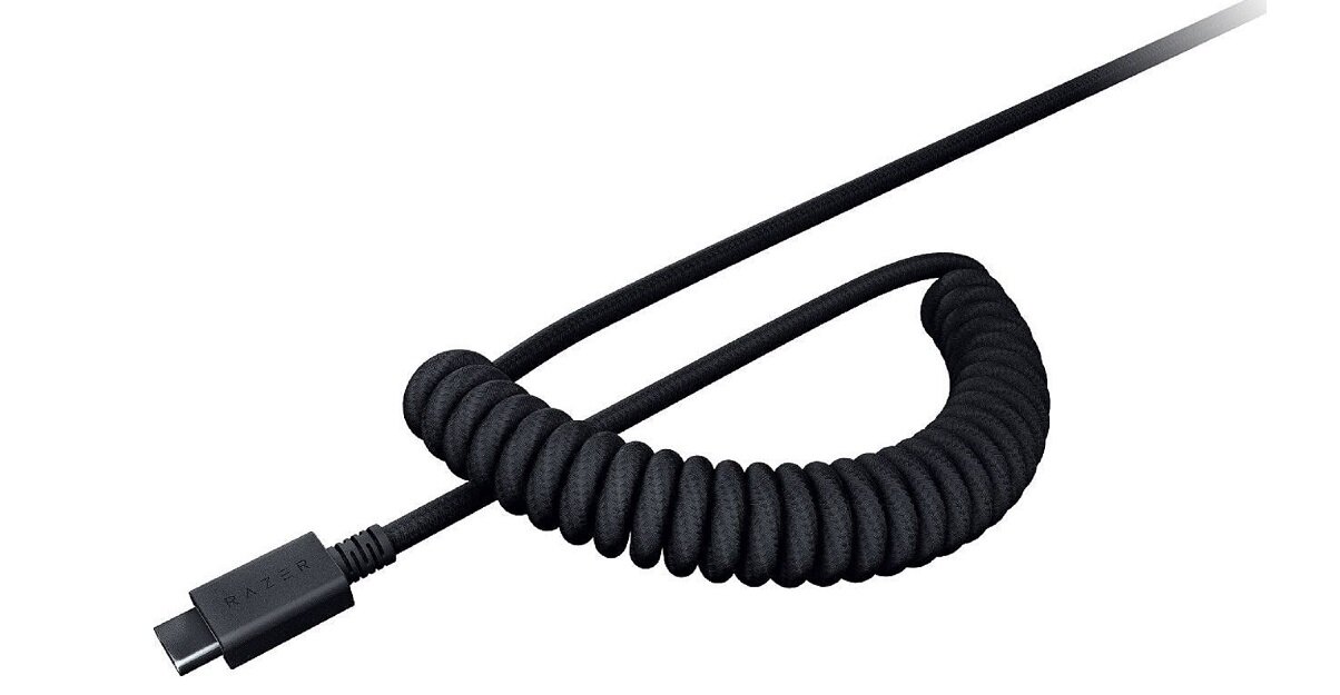 Zestaw RAZER PBT Keycap + Coiled Cable Upgrade Set Dopasowany przewód spiralny