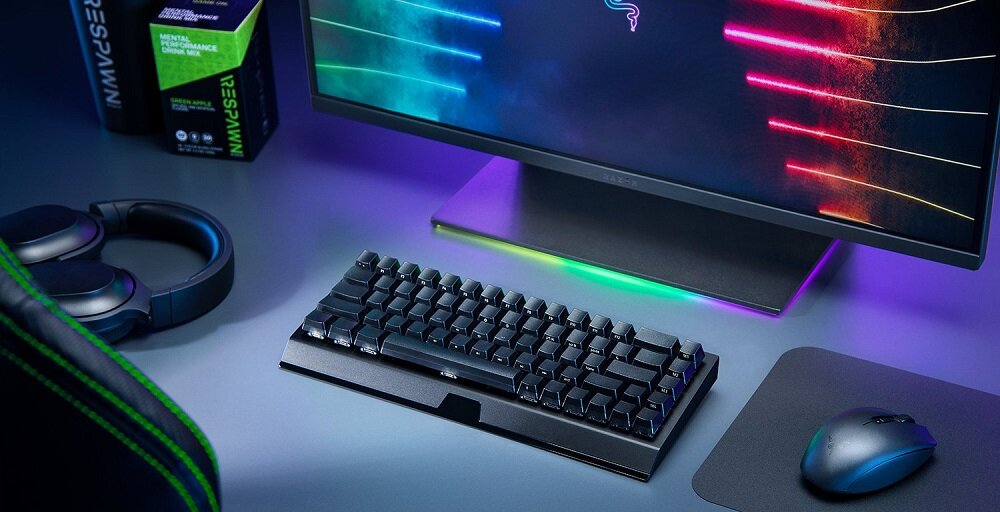 Klawiatura RAZER BlackWidow V3 Mini - lacznosc bezprzewodowa