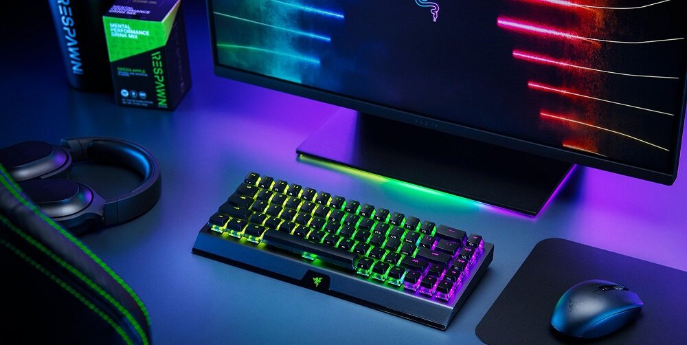 Klawiatura RAZER BlackWidow V3 Mini - podswietlenie
