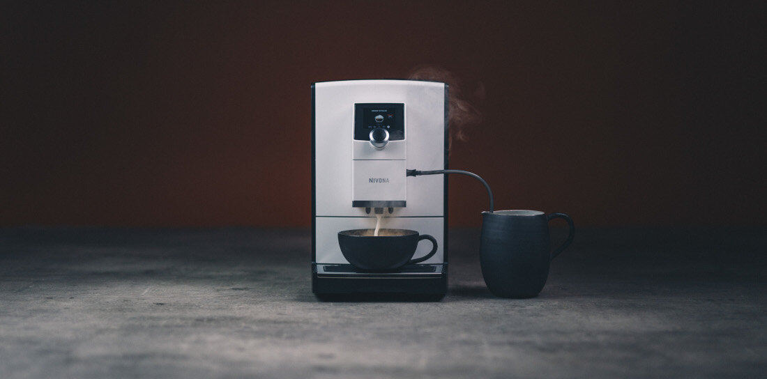 Ekspres NIVONA CafeRomatica 796 Cichy łatwy w czyszczeniu technologia rotacyjna automatyczne programy do pielęgnacji system automatycznego płukania kawa płukanie czyszczenie odkamienianie