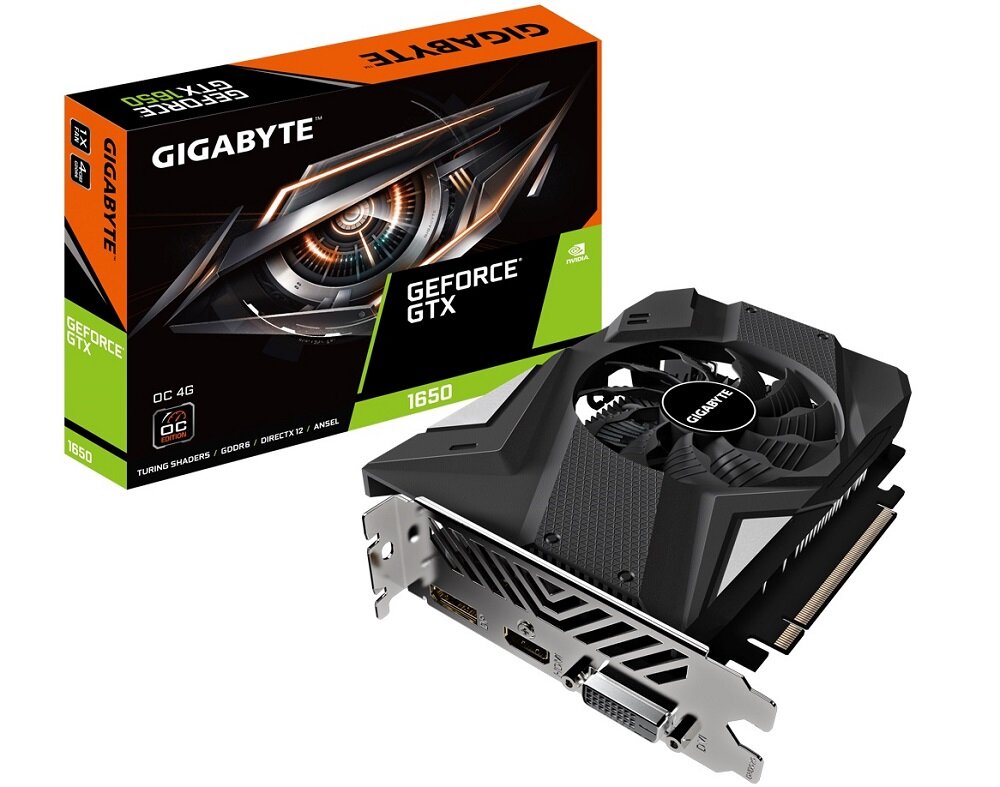 Karta graficzna GIGABYTE GeForce GTX 1650 D6 OC 4GB - parametry