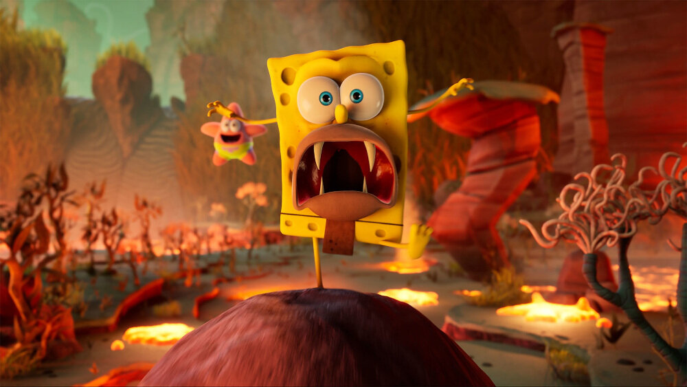 SpongeBob SquarePants: The Cosmic Shake wycieczka świat kostium taniec