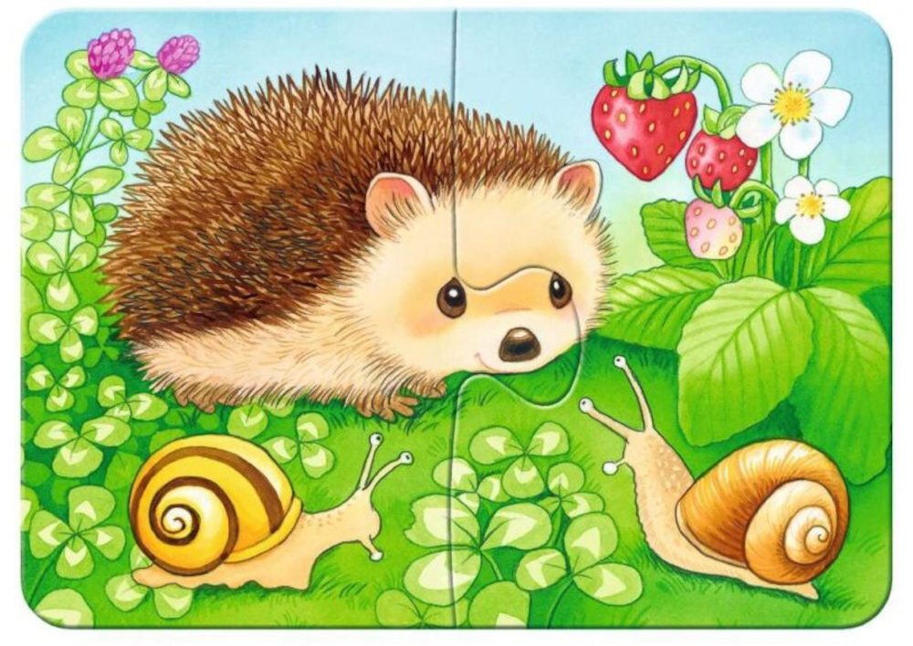 Puzzle RAVENSBURGER Słodcy mieszkańcy ogrodów - puzzle
