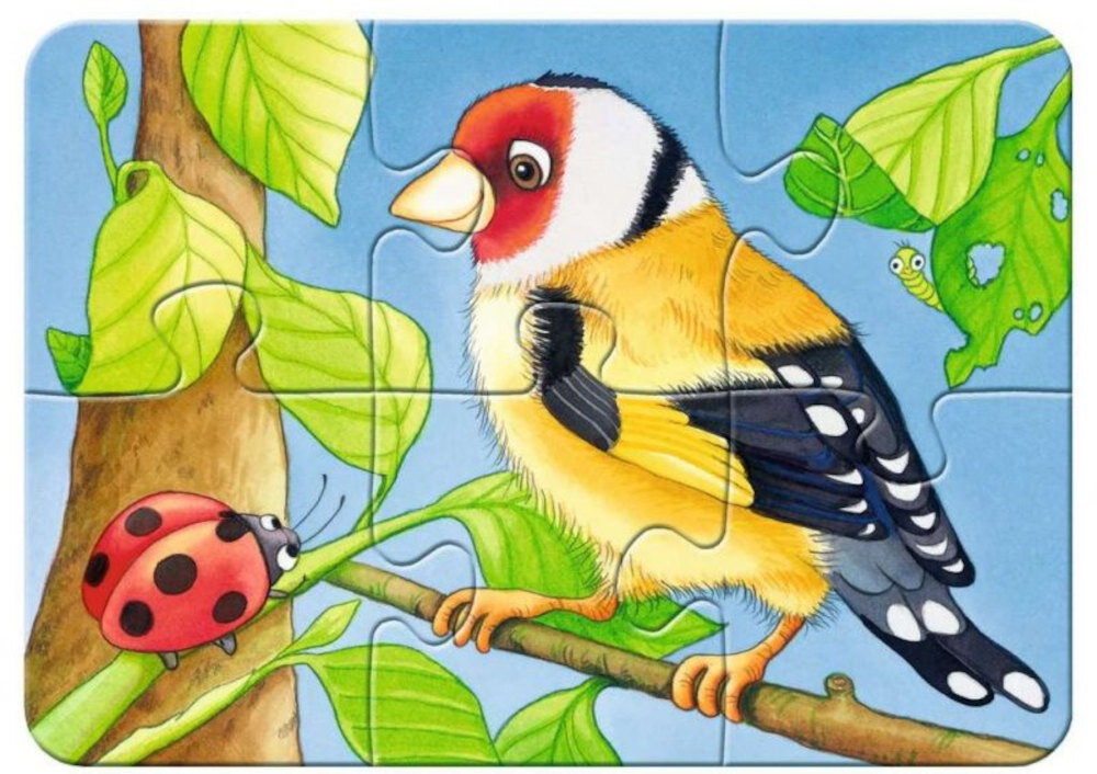 Puzzle RAVENSBURGER Słodcy mieszkańcy ogrodów - nauka