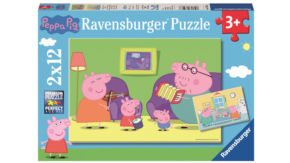 Puzzle RAVENSBURGER Świnka Peppa - puzzle