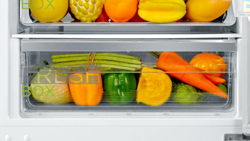 MIDEA MDRF632FGF22 lodówka szuflada owoce warzywa