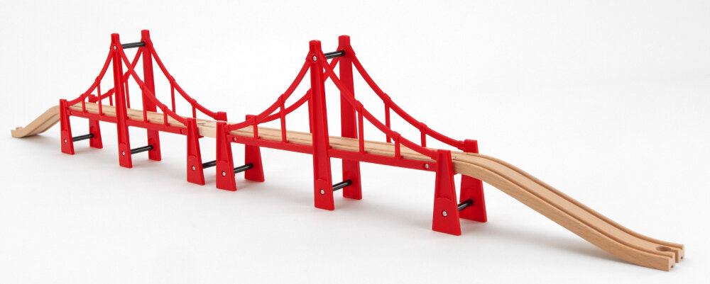 ZABAWKA BRIO TRACKS BRIO PODWÓJNY MOST 63368300 zabawa wspólnie 