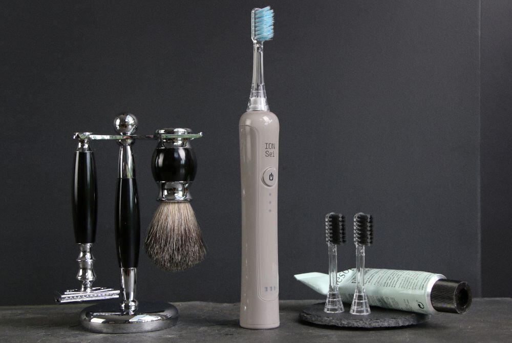 Szczoteczka soniczna ION-SEI Ionsei Szary jony ujemne światło ultrafioletowe