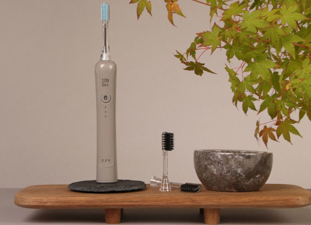 Szczoteczka soniczna ION-SEI Ionsei Szary leczenie chorób
