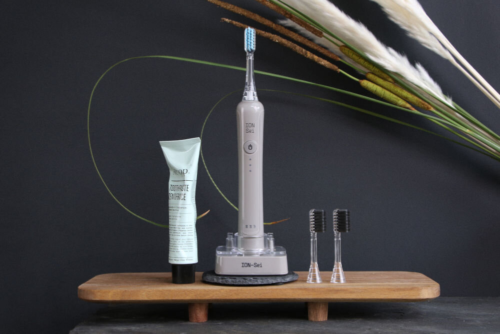 Szczoteczka soniczna ION-SEI Ionsei Szary ruchy soniczne ipx5 ipx7 czas działania