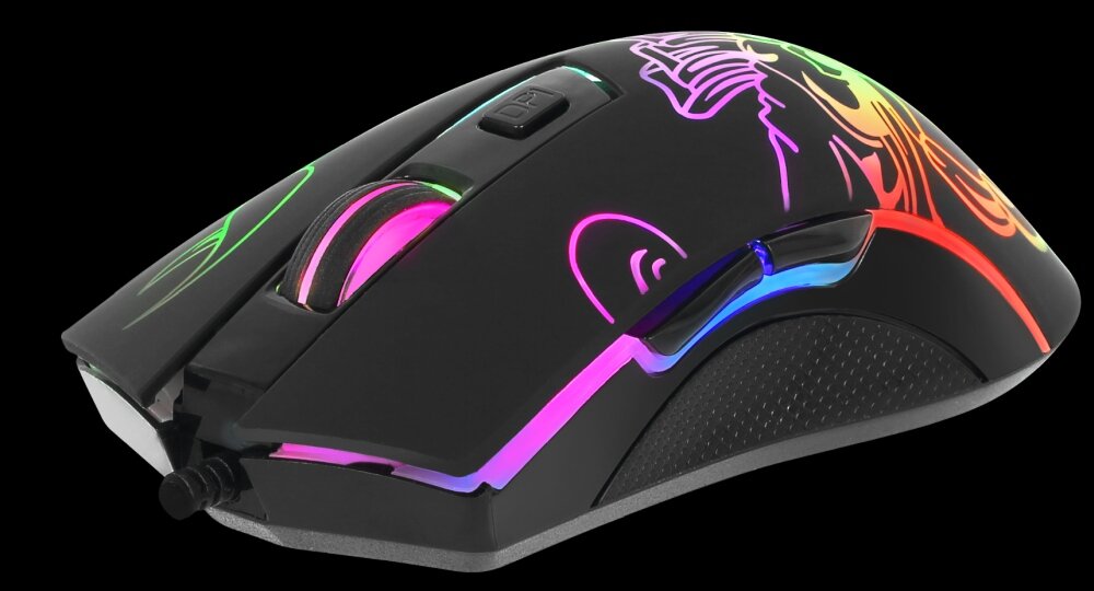 lekkość przewodowa bezprzewodowa podświetlenie działanie konstrukcja przyciski konfiguralne sensor optyczny połączenie rozgrywka komfort