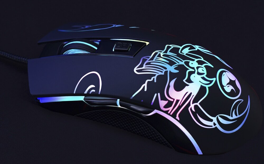 lekkość przewodowa bezprzewodowa podświetlenie działanie konstrukcja przyciski konfiguralne sensor optyczny połączenie rozgrywka komfort