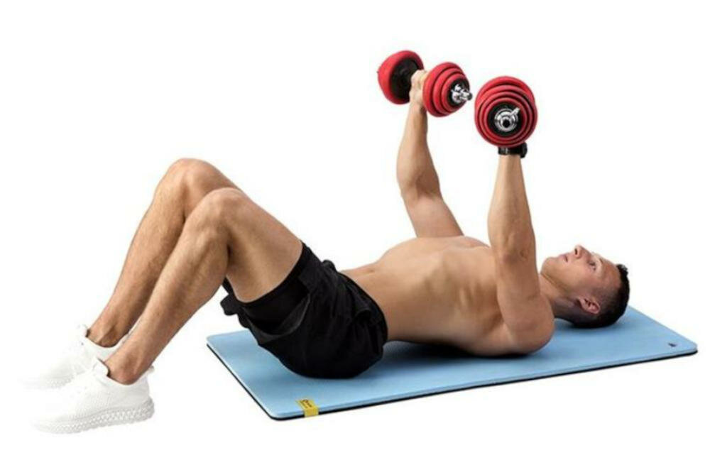 HMS SGGX20 talerze trening siłowy mocowanie gryf trenowanie