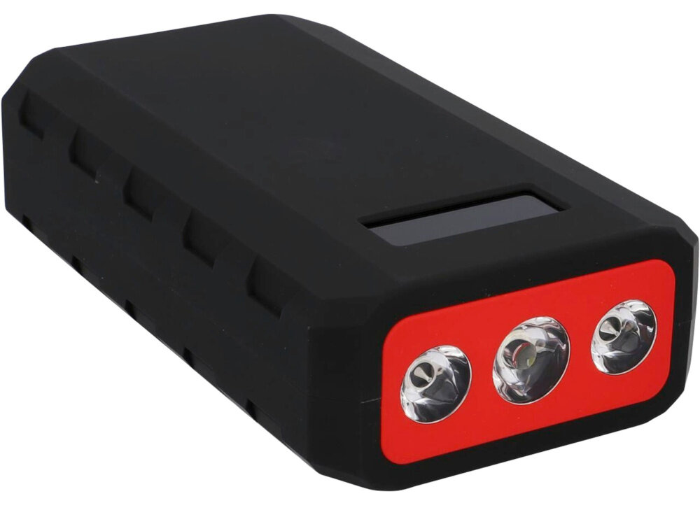 Urządzenie rozruchowe ABSAAR MJS 1000 Czarny funkcja rozruchu silnika powerbank latwe uruchomienie silnikow o napieciu 12 V do akumulatorow AGM kwasowo-olowiowych zelowych wymiary 33 x 27 x 8 cm waga 1,6 kg