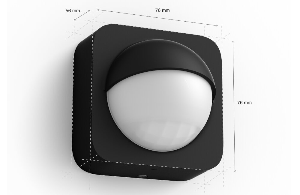 Czujnik ruchu PHILIPS HUE 929003067401 obudowa wysokość szerokość waga