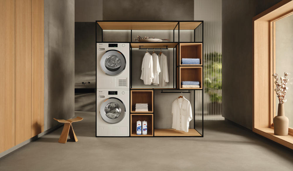 SUSZARKA MIELE TWV 780 WP pralka zestaw
