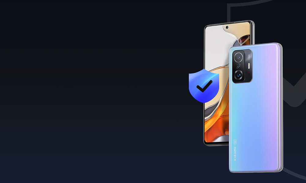 SMARTFON XIAOMI 11T PRO czytnik lini papilarnych pin wzór bezpieczeństwo