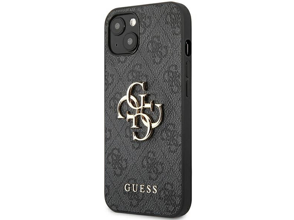 GUESS 4G Big Metal Logo złotym logo marki Guess luksusowego charakteru wzornictwo i wysoka jakość - etui od boku