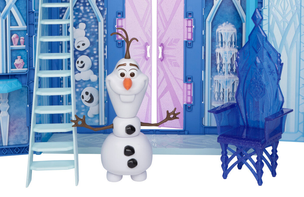 Domek HASBRO Kraina Lodu 2 Kryształowy zamek Elsy F1819 otwierana brama dwa piętra