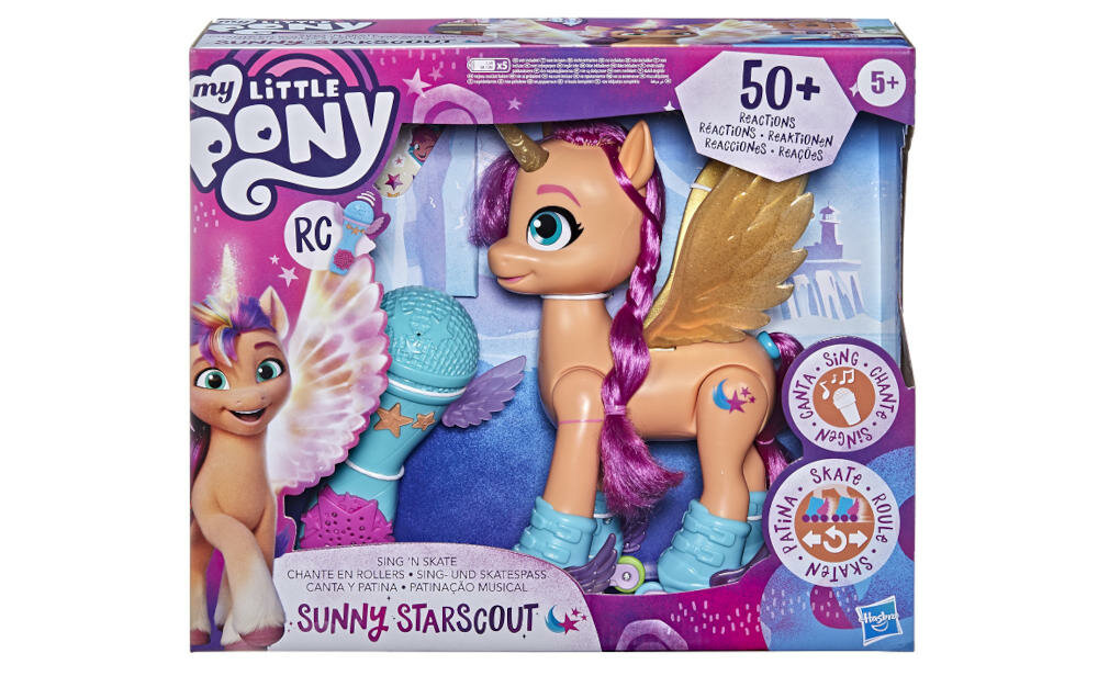 HASBRO-MY-LITTLE-PONY-SUNNY-ROLKI figurka mikrofon instrukcja karta gwarancyjna