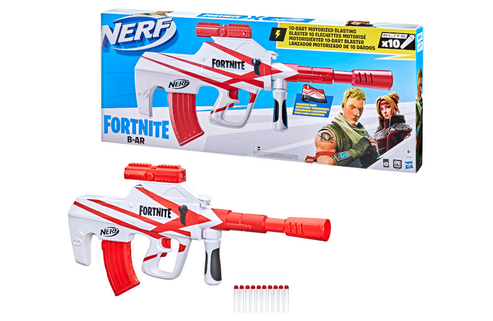 Wyrzutnia HASBRO Nerf Fortnite B AR F2344 misja rozgrywka zmiany