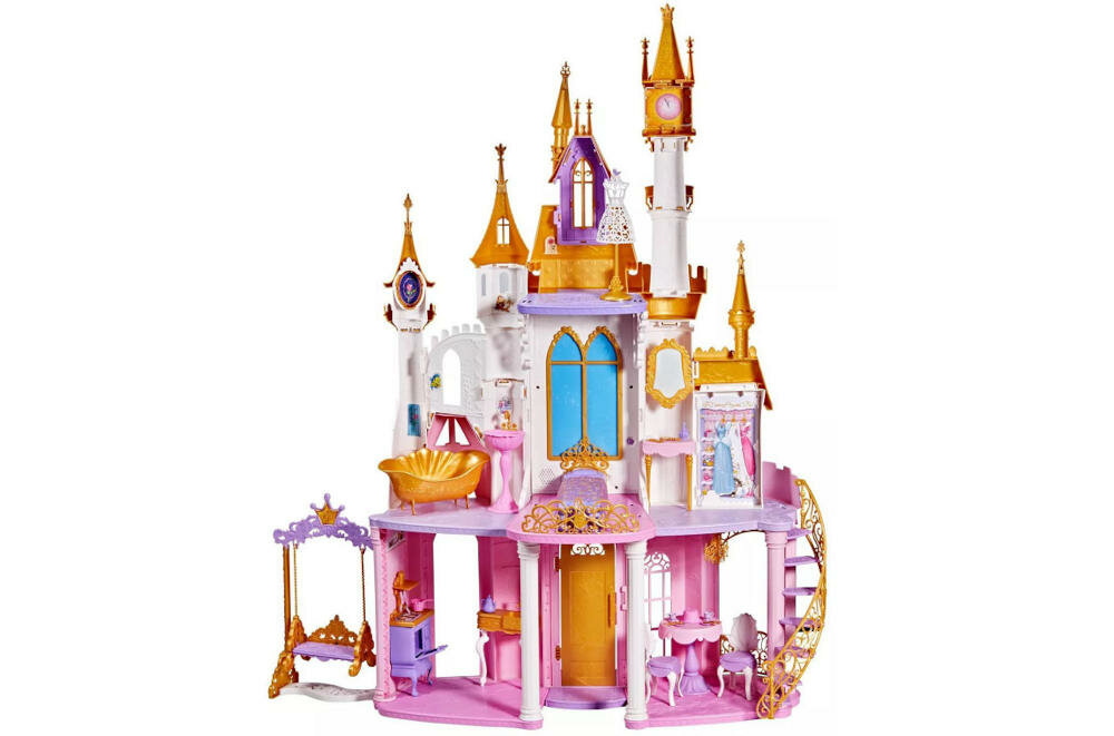 HASBRO-ZAMEK magiczny zamek księżniczka dom balkony wieże pokoje piętra zabawa