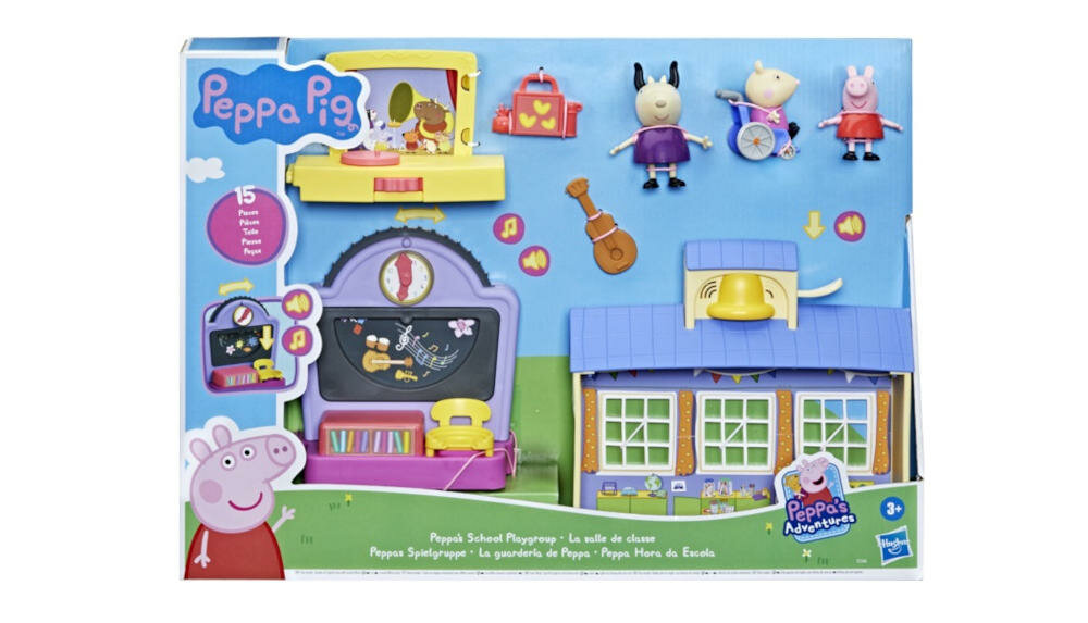 HASBRO-SWINKA-PEPPA-SZKOLA opakowanie zabawka akcesoria figurki gwarancja