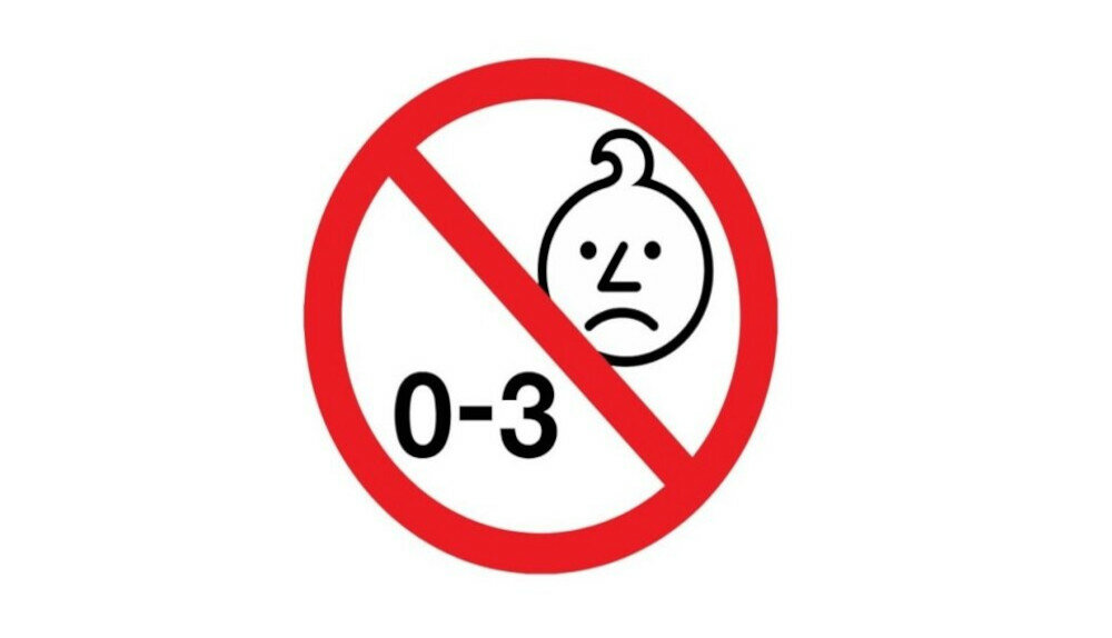 zabawka ostrzeżenie