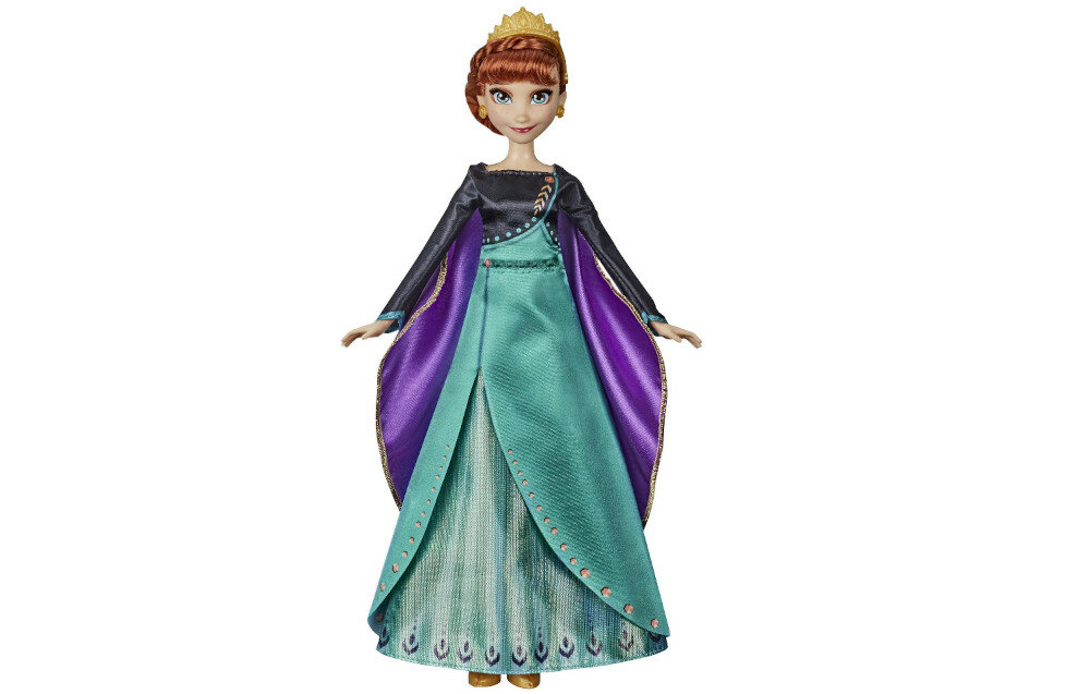 LALKA HASBRO KRAINA LODU 2 KRÓLEWSKA ŚPIEWAJĄCA LALKA ANNA E8881 przycisk piosenka śpiew Kraina Lodu suknia