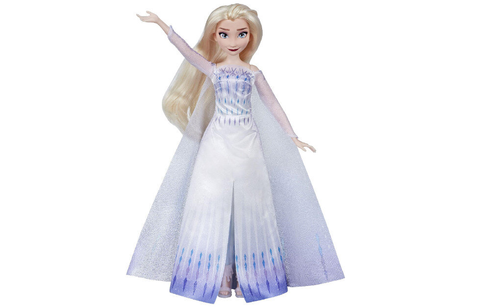 LALKA HASBRO KRAINA LODU 2 KRÓLEWSKA ŚPIEWAJĄCA LALKA ELSA E8880 przycisk piosenka śpiew Kraina Lodu suknia
