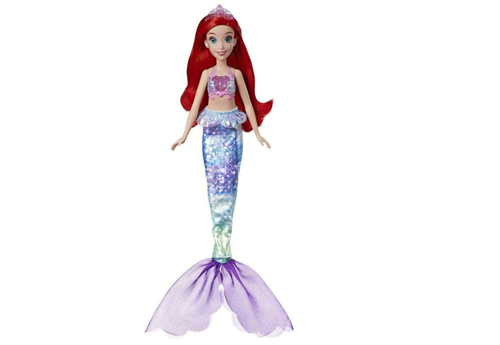 HASBRO-ARIELKA syrenka arielka bajka disney piosenka śpiewanie brokatowy strój płetwa ogon rude włosy