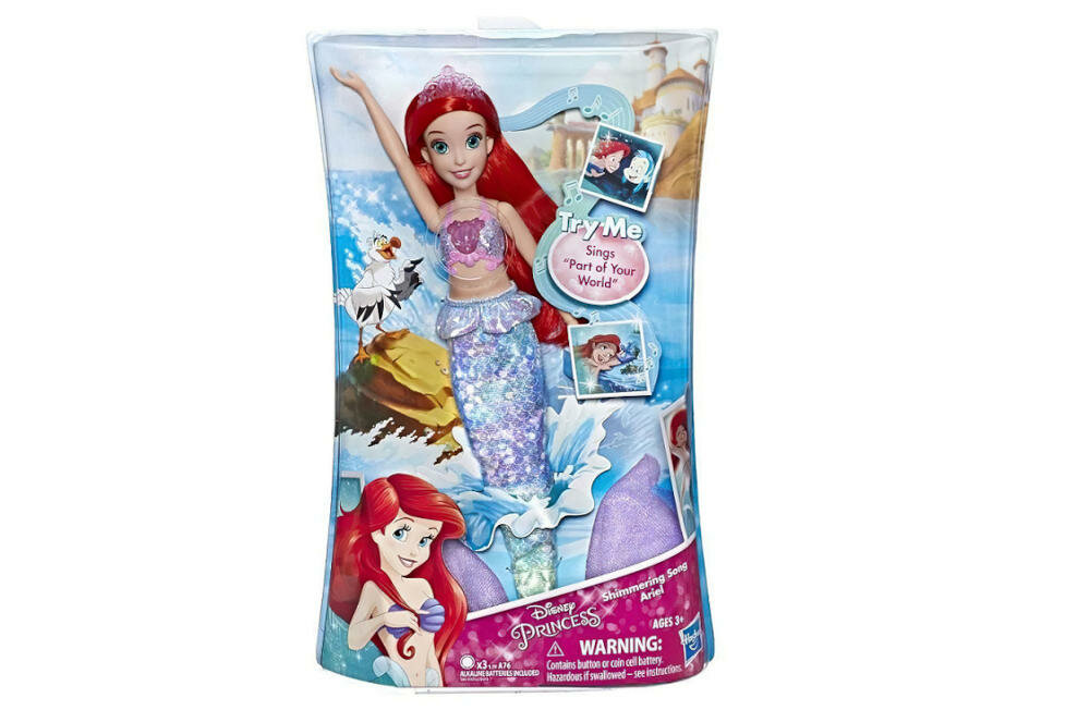 HASBRO-ARIELKA opakowanie lalka instrukcja karta gwarancyjna