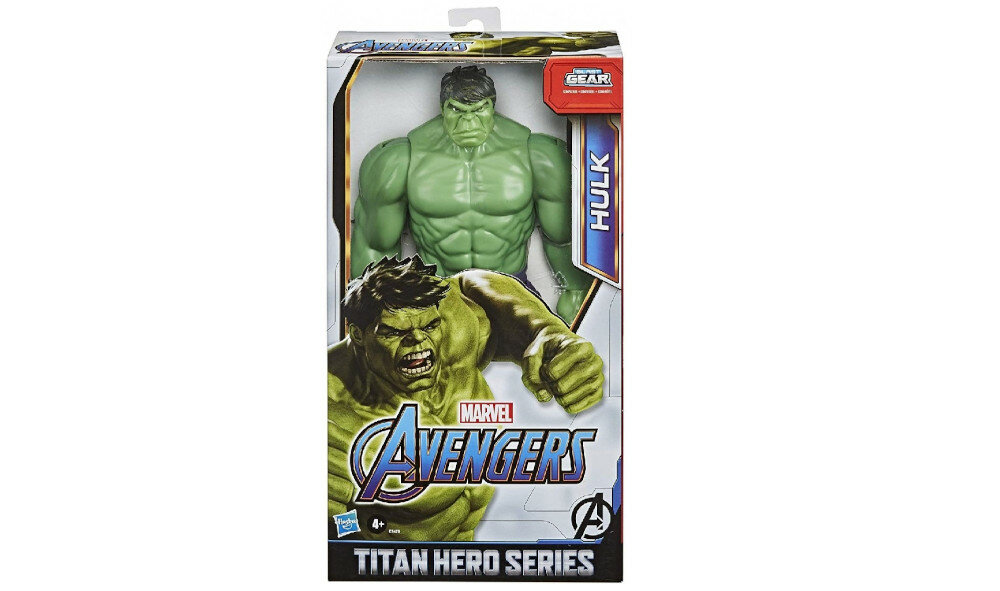 FIGURKA HASBRO AVENGERS TITAN DELUX HULK E7475 zawartość opakowania