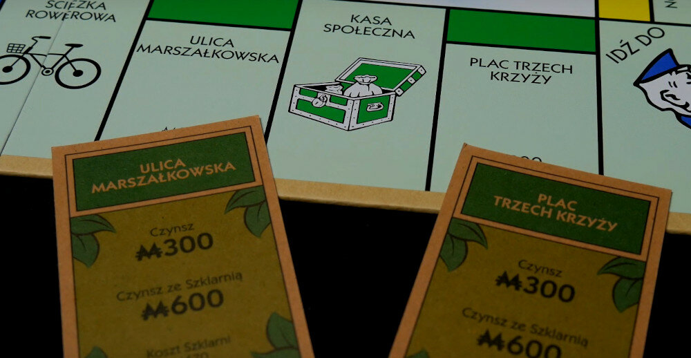 Gra planszowa HASBRO Monopoly Gra w zielone eko nieruchomości zakup