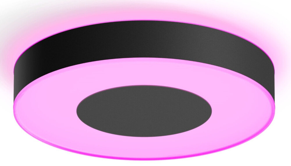 Lampa sufitowa PHILIPS Hue Infuse L Czarny wbudowane zrodlo swiatla LED moc 52,5 W technologia LED wydajnosc oszczednosc
